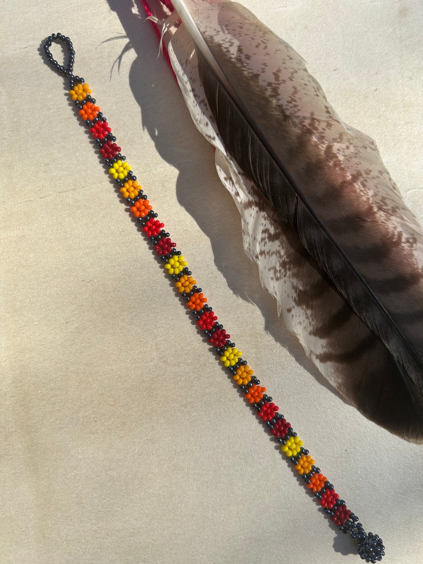 Flores de Colores Bracelet - Metallic & Fire Colors