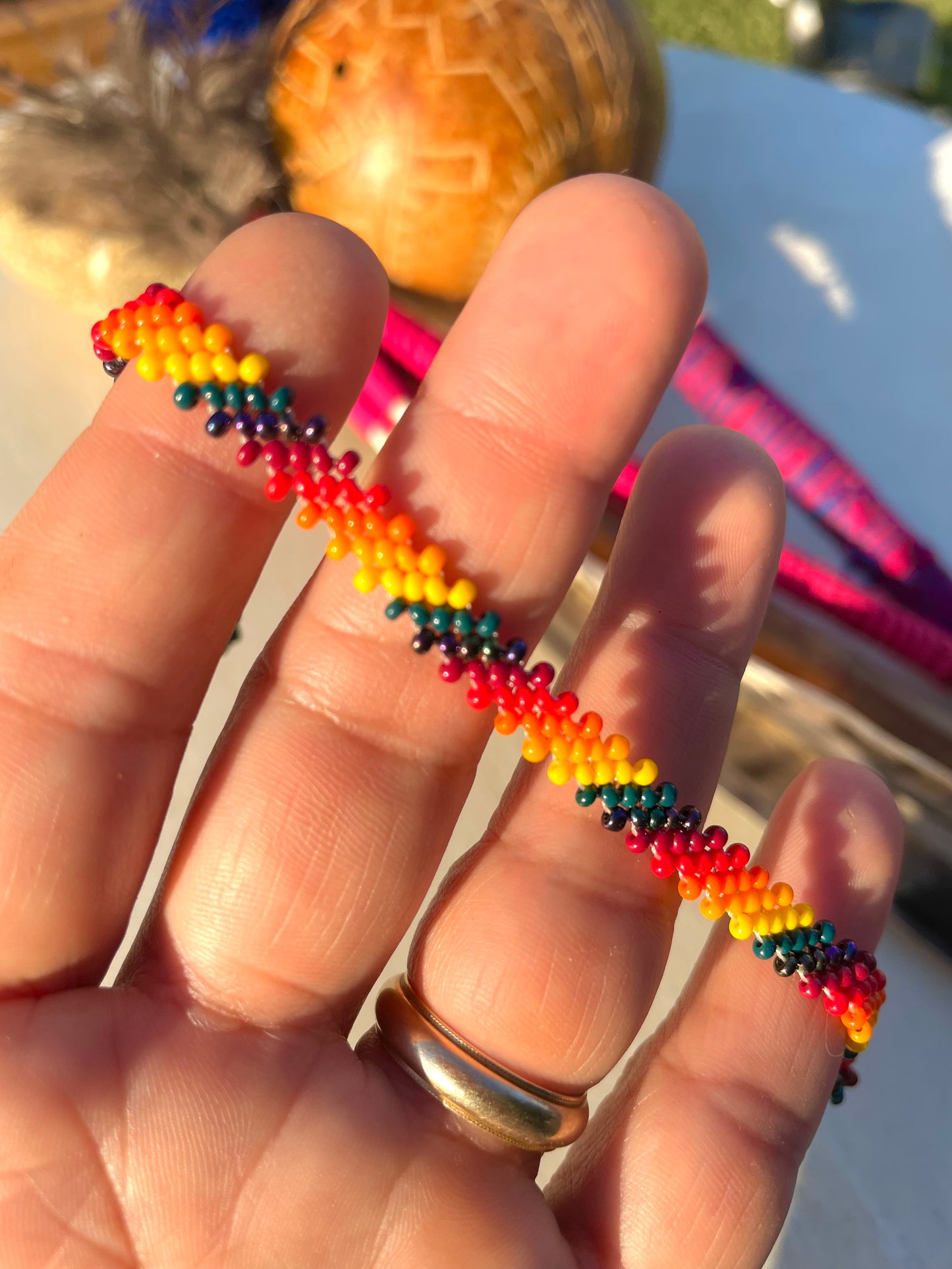 Rayos de Colores Bracelet - Earth & Fire Colors
