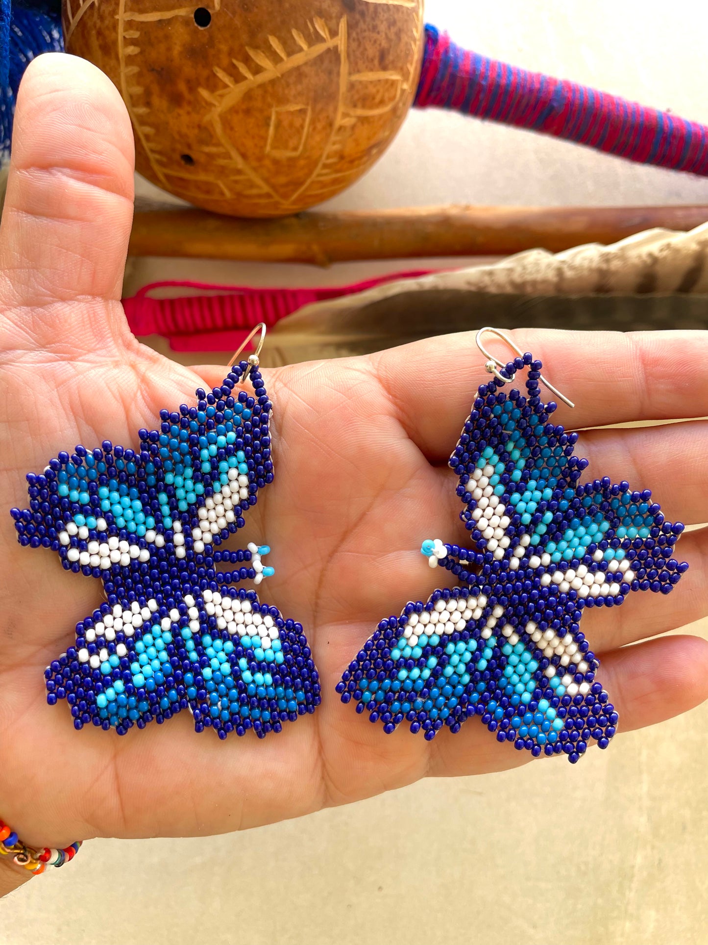 Mariposa Earrings - Blue