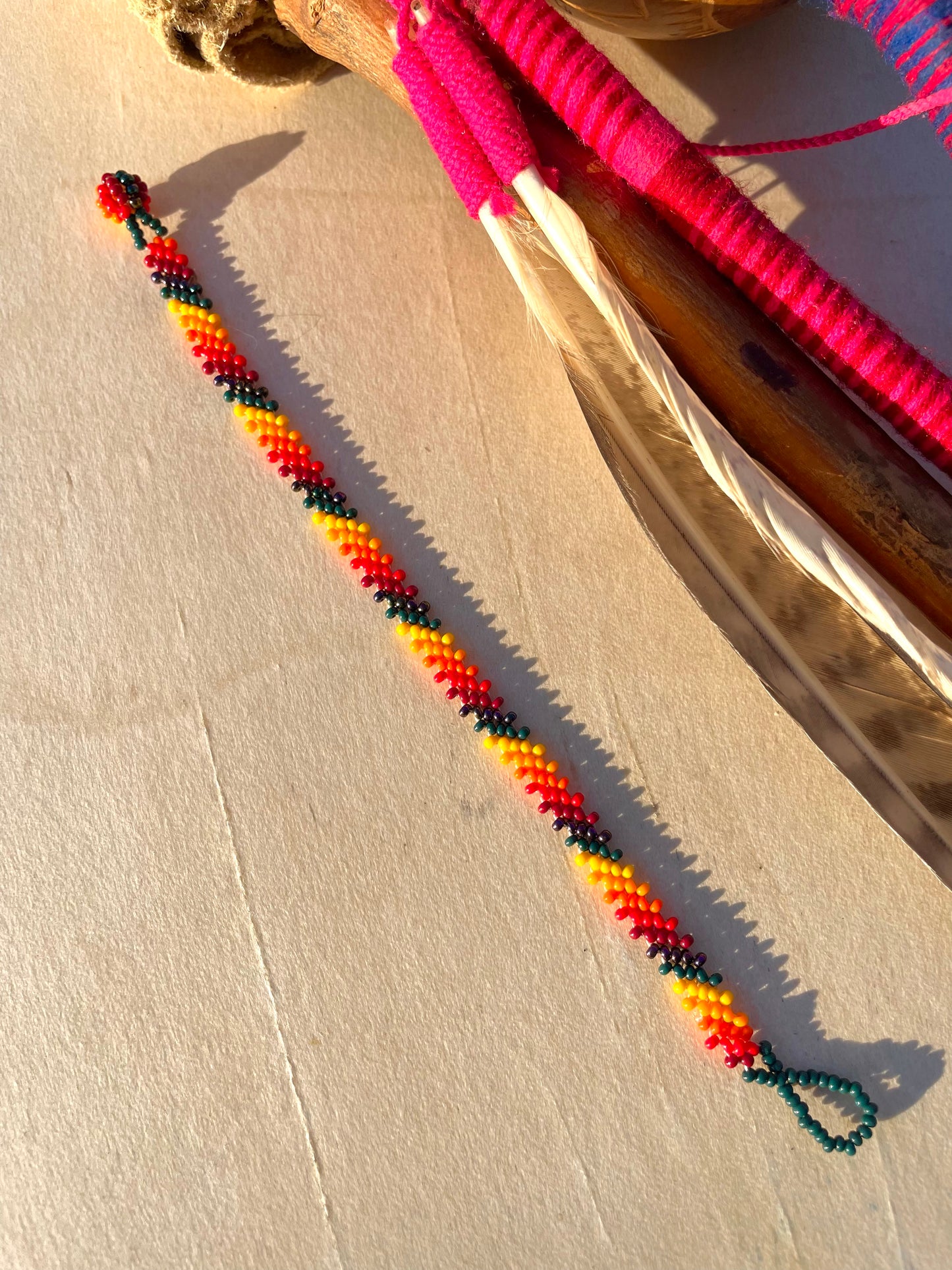 Rayos de Colores Bracelet - Earth & Fire Colors