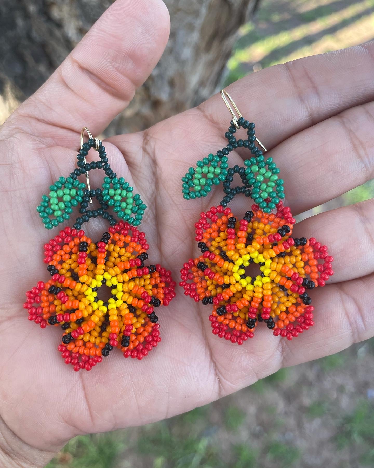 Flor Remolino - Rojo