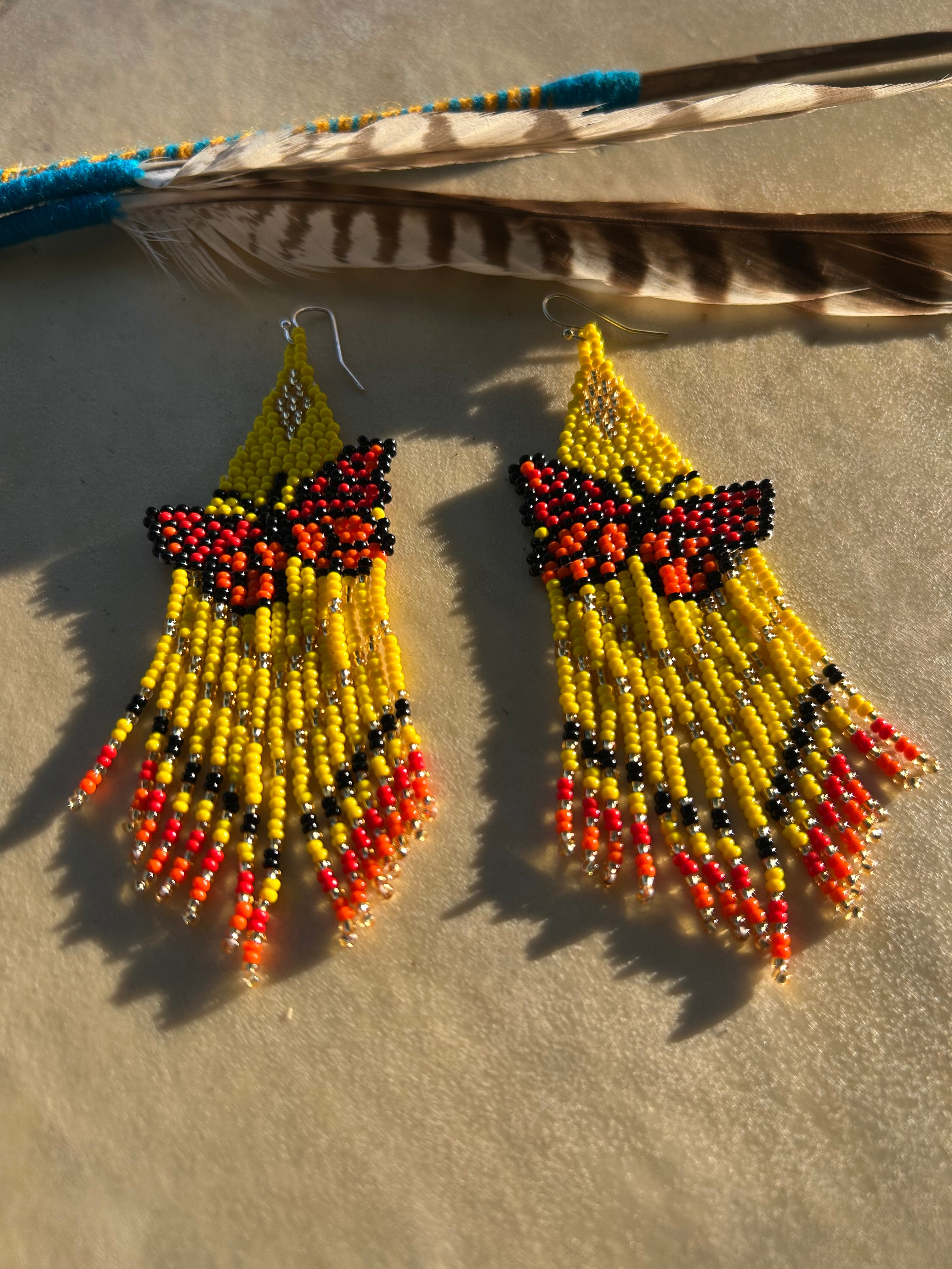 Mariposa libre fuego