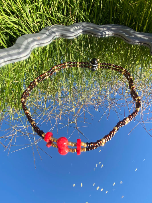 Crimson Coral Necklace