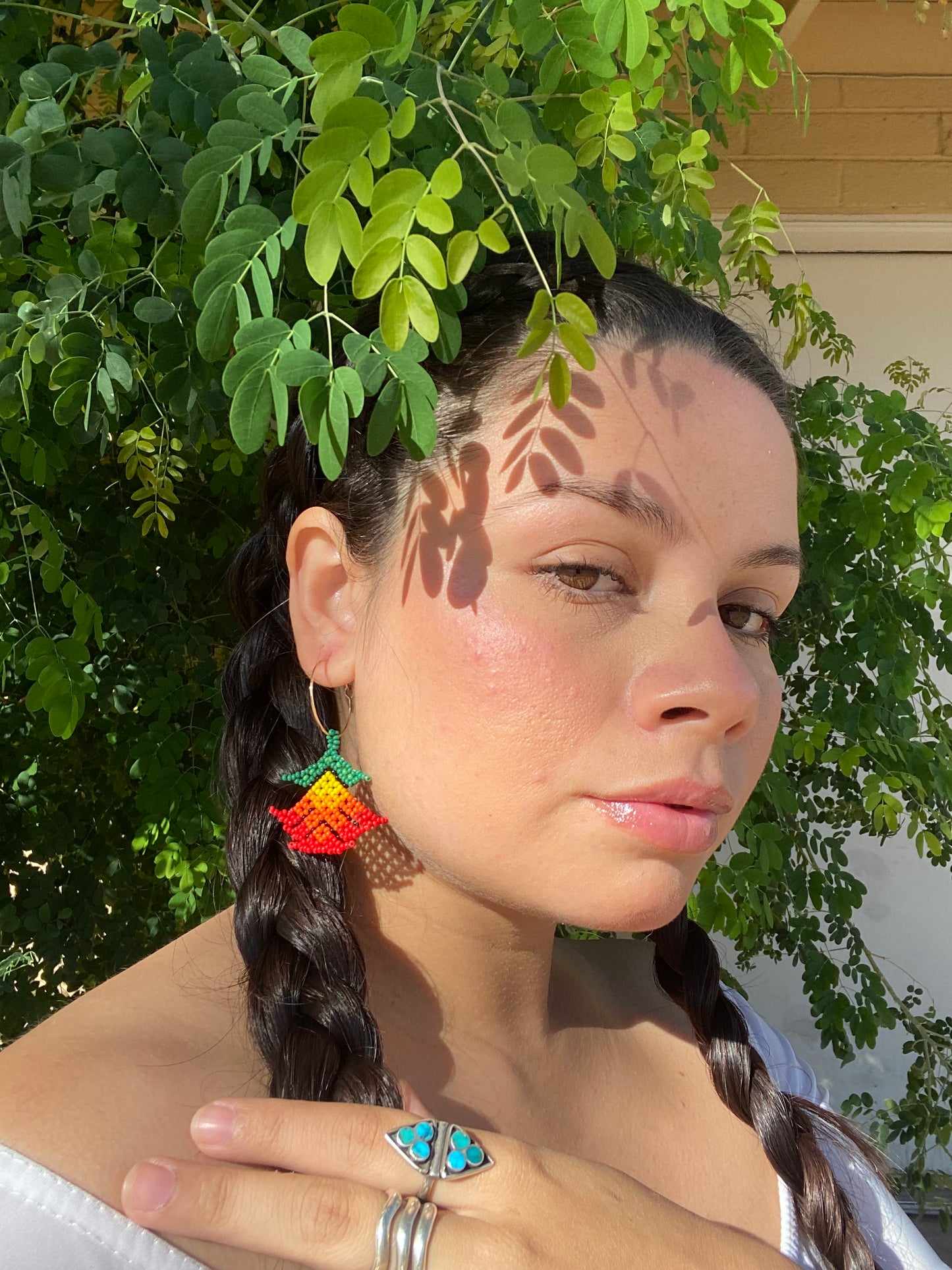 Lirio de Fuego Earrings