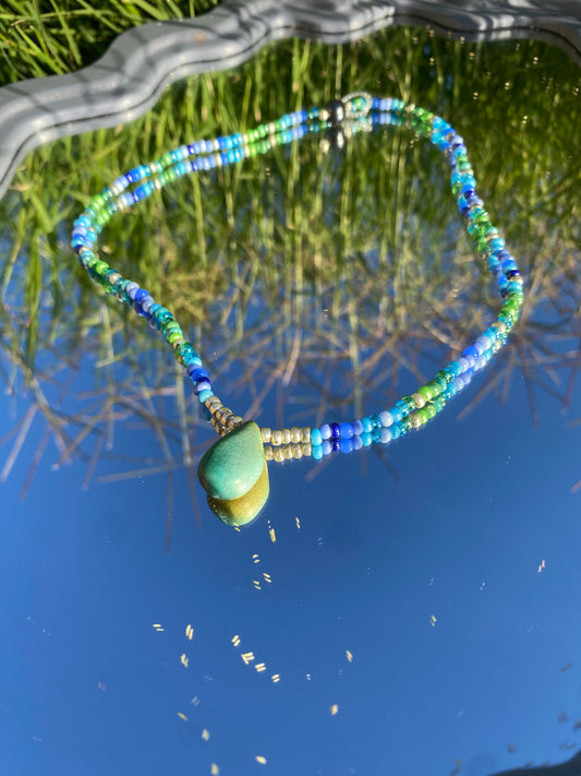 Turquoise Drop Necklace