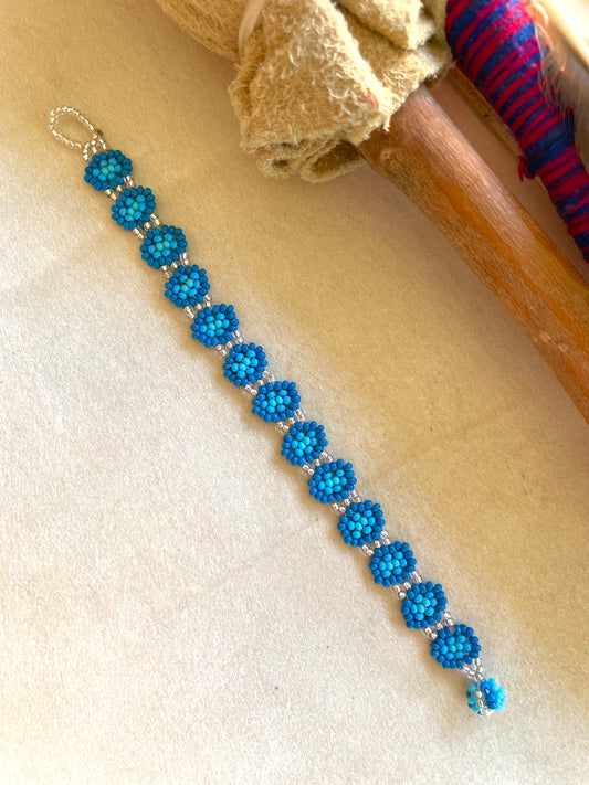 Margaritas Bracelet - Blue & Silver