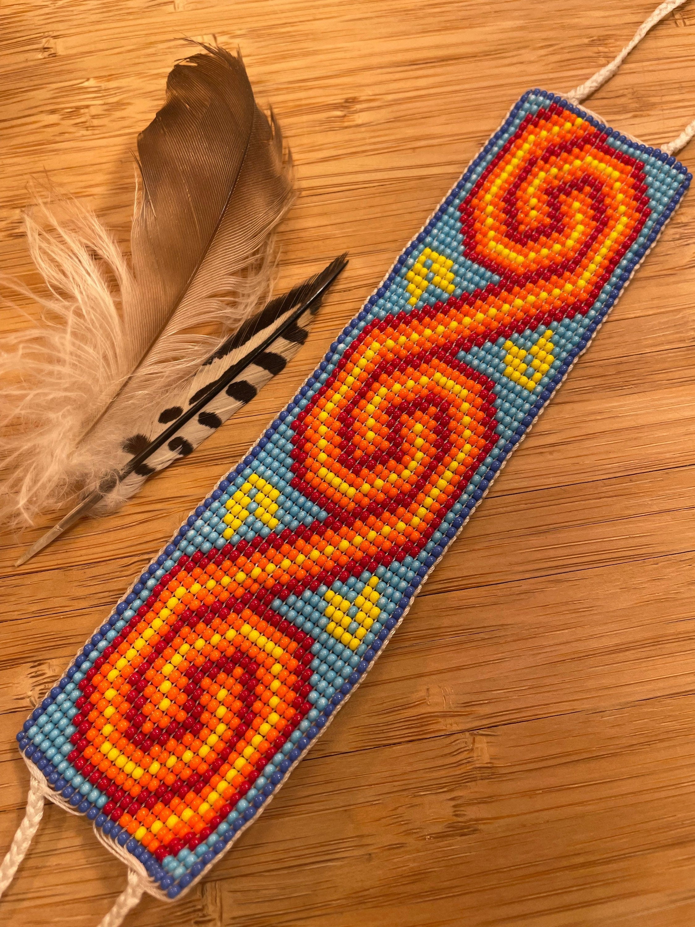 Olas de Fuego Bracelet - Fire & Water Colors