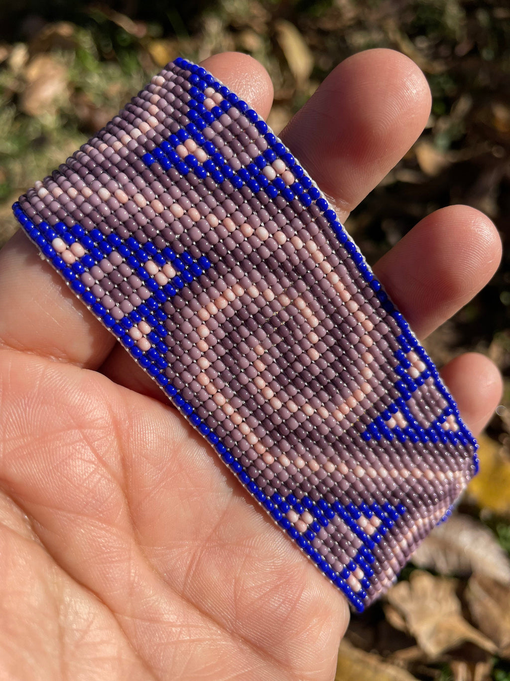 Olas de Mar Bracelet- Colores Violeta y Azul