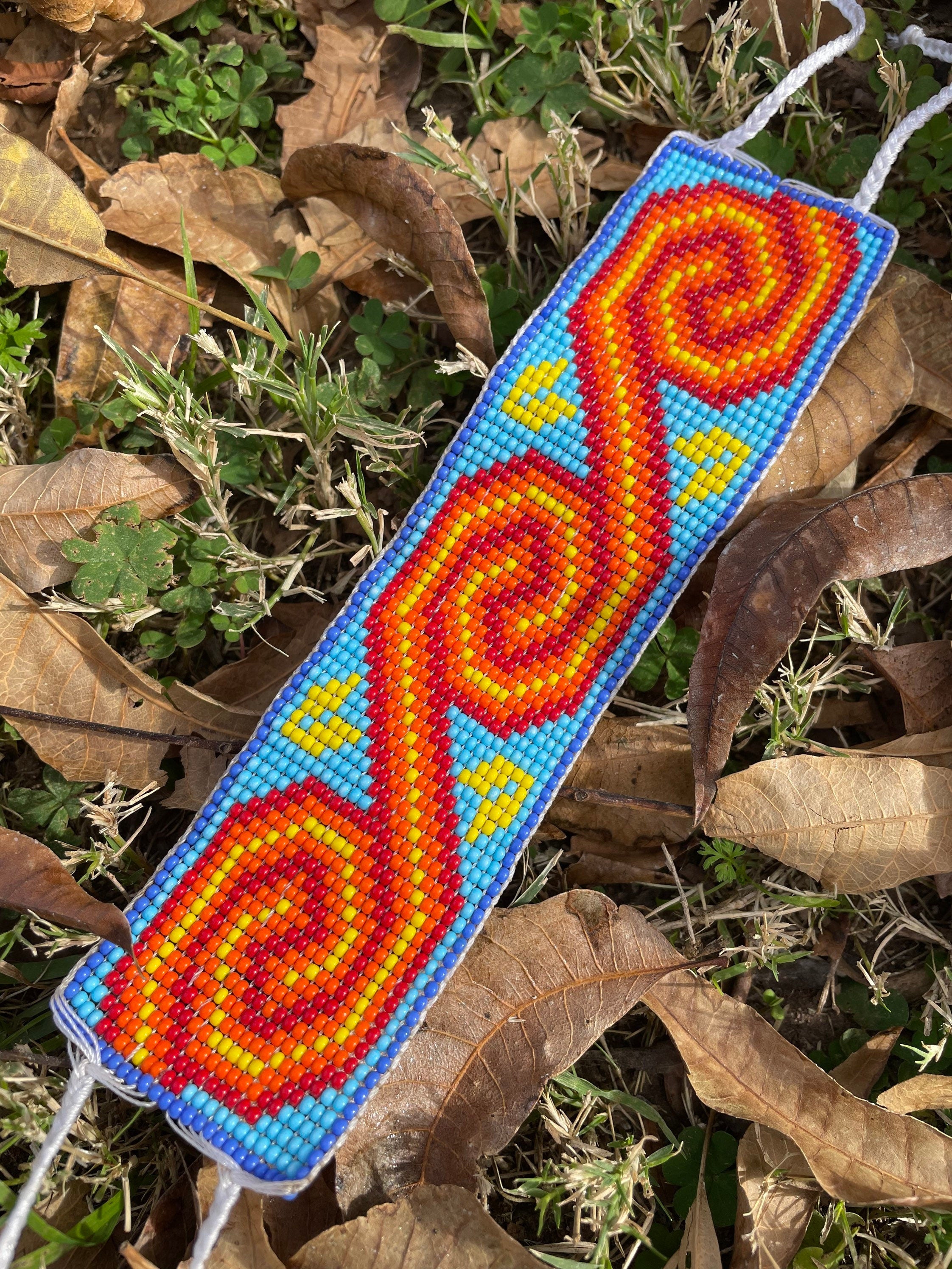 Olas de Fuego Bracelet - Fire & Water Colors